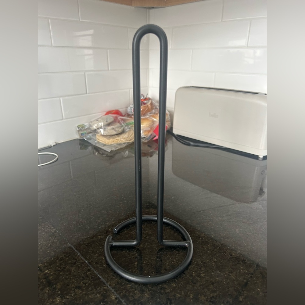 Black Paper Towel Holder